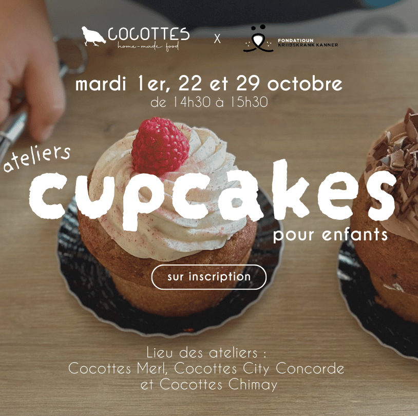 Petits pâtissiers, prêts pour l’atelier cupcakes ?
