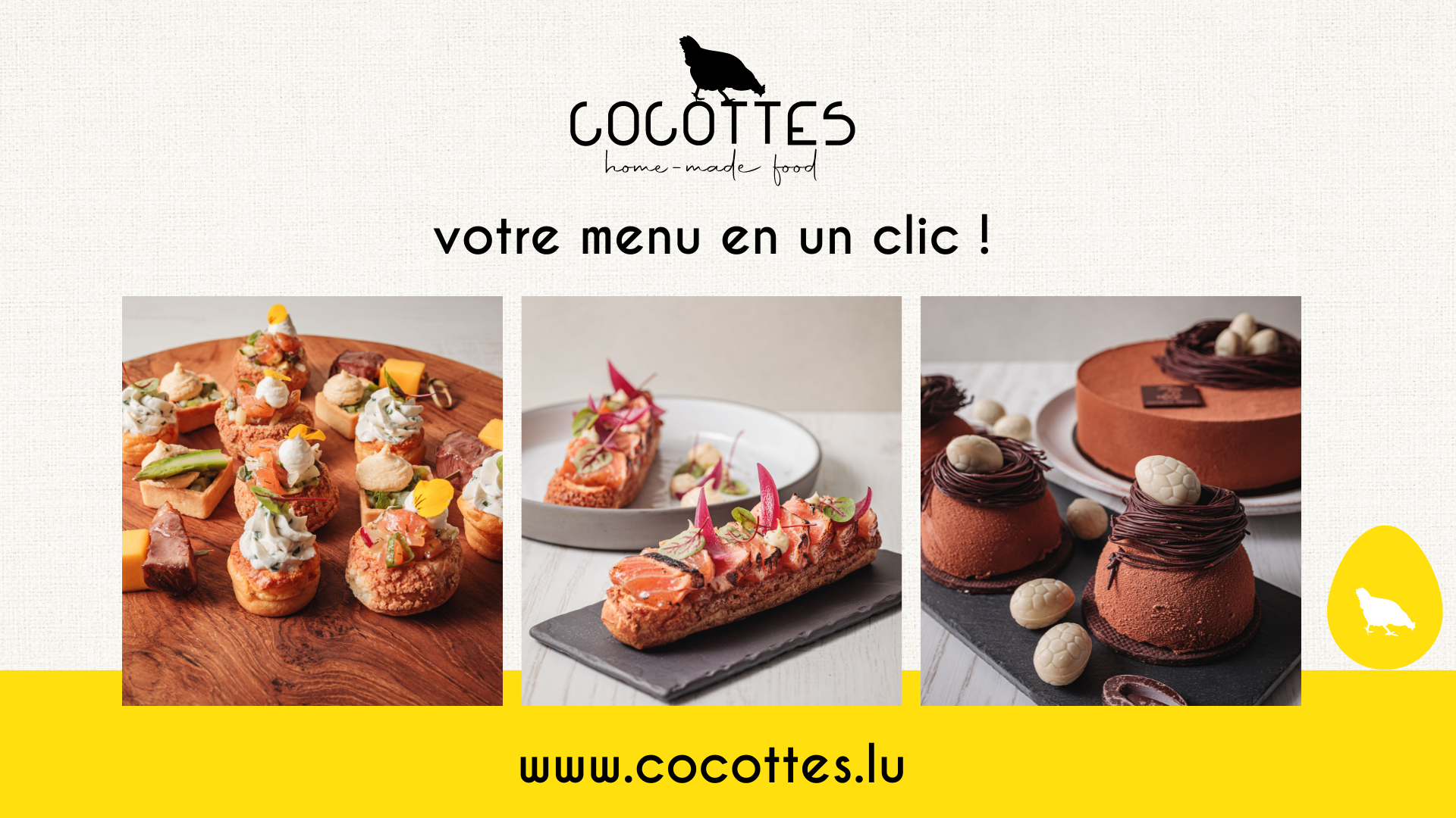 menu Easter