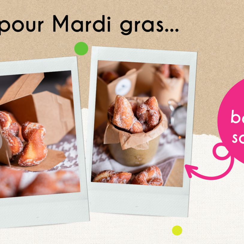 Célébrez Mardi gras avec nos beignets !