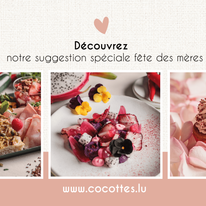 Nos suggestions spéciales fête des mères sont disponibles !