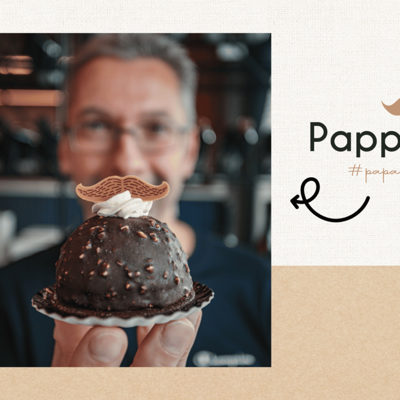 Une mousse à moustache, c’est notre « Papa Moustache » !