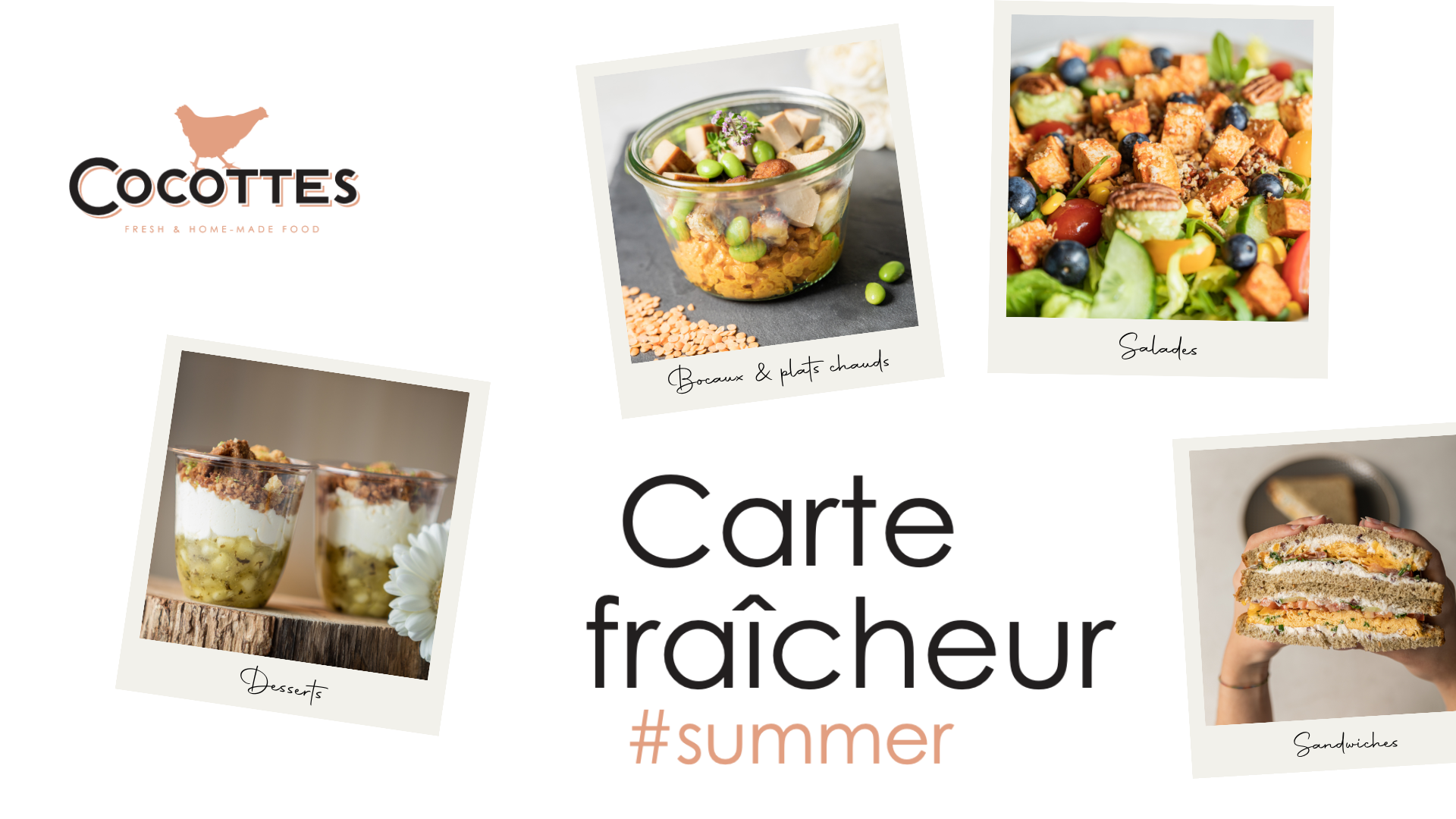 Carte fraîcheur summer