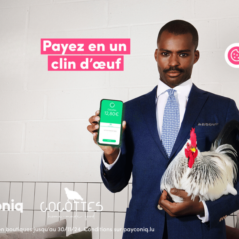 Payez en un clin d’œuf avec Payconiq !