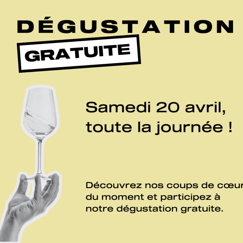 Rendez-vous chez Wine Not ce samedi !