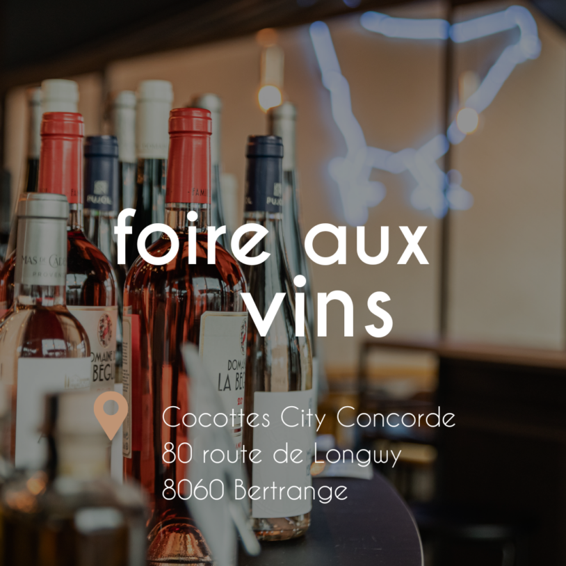Cocottes vous invite à sa foire aux vins !